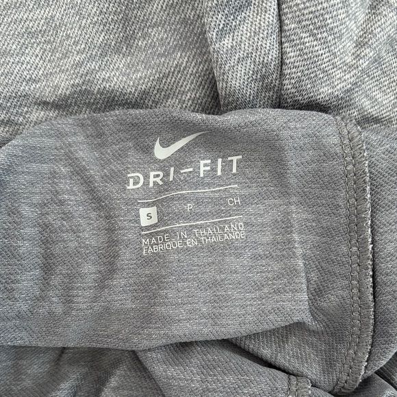 Nike Women's Gray Shorts with Pink Waistband - Picture 2 of 2